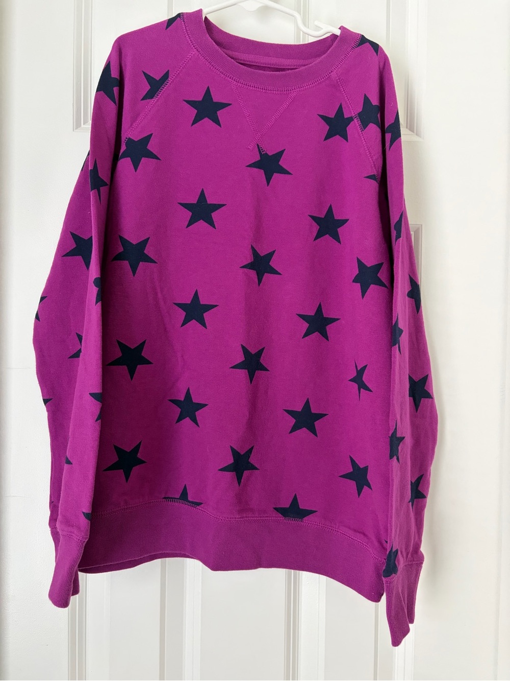 Primary Magenta Star Crew Sweatshirt